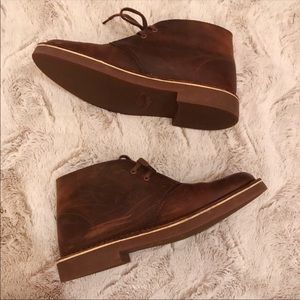 Clark’s leather shoes